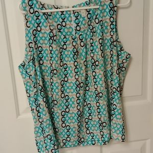 3/$20 bundle and save… 
Ladies sleeve-less blouse